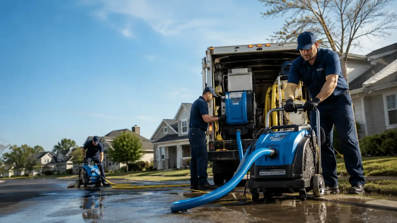 Flood Damage Cleanup in New Town, ND